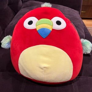 NWT Squishmallows Paco the Parrot 12" Stuffed Plush